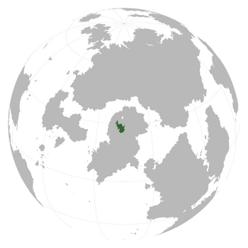 West Vezdalen (dark green) on Jotunnheim