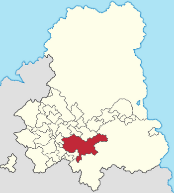 Location of Gistetschö in the Gintem Confederation