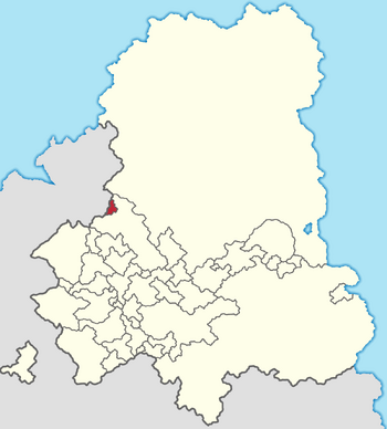 Location of Niichstschüzrii in the Gintem Confederation
