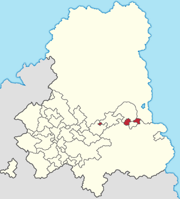 Location of Hebratsche in the Gintem Confederation